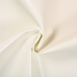 Ткань Дерматин (Кожзам) для мебели (Ширина 138см), цвет Белый (на отрез) в Твери