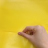 Ткань ПВХ 600 гр/м2 плотная, Жёлтый (Ширина 150см), на отрез