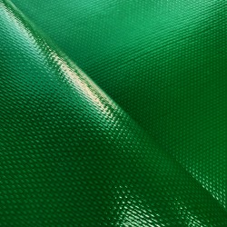 Ткань ПВХ 600 гр/м2 плотная (Ширина 1,5м), цвет Зелёный (на отрез) в Твери