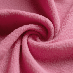 Флис Односторонний 130 гр/м2, цвет Розовый (на отрез)  в Твери