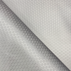 Ткань Oxford 300D PU Рип-Стоп СОТЫ, цвет Светло-Серый (на отрез) в Твери