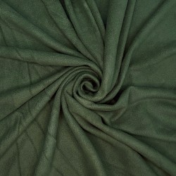 Ткань Флис Односторонний 130 гр/м2 (Ширина 150см), цвет Темный хаки (на отрез) в Твери