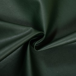 Эко кожа (Искусственная кожа) (Ширина 138см, цвет Темно-Зеленый (на отрез) в Твери