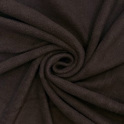 Ткань Флис Односторонний 180 гр/м2 (Ширина 150см), цвет Коричневый (на отрез) в Твери