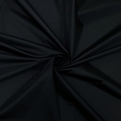 Ткань Дюспо 240Т  WR PU Milky (Ширина 150см), цвет Черный (на отрез) в Твери