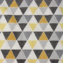 Интерьерная ткань Дак (DUCK) (ширина 1,8м), принт &quot;Малые Треугольники&quot; (на отрез) в Твери