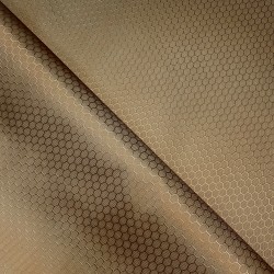 Ткань Oxford 300D PU Рип-Стоп СОТЫ, цвет Светло-Коричневый (на отрез) в Твери