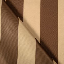 Ткань Oxford 300D PU (Ширина 1,48м), Бежево-Коричневая полоса (на отрез) в Твери