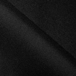 Ткань Oxford 600D ПВХ (Ширина 1,48м), цвет Черный (на отрез) в Твери