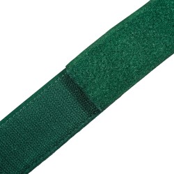 Контактная лента 40мм (38мм) цвет Зелёный (велькро-липучка, на отрез) в Твери