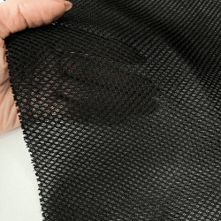 Сетка 3D трехслойная Air mesh 165 гр/м2, цвет Черный (на отрез)  в Твери